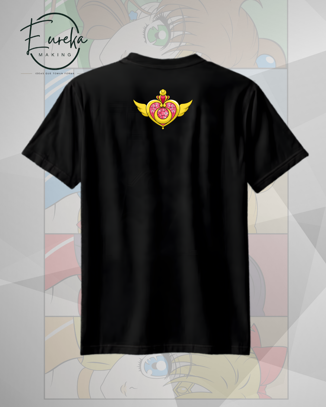 Scouts Half Face Collage camiseta