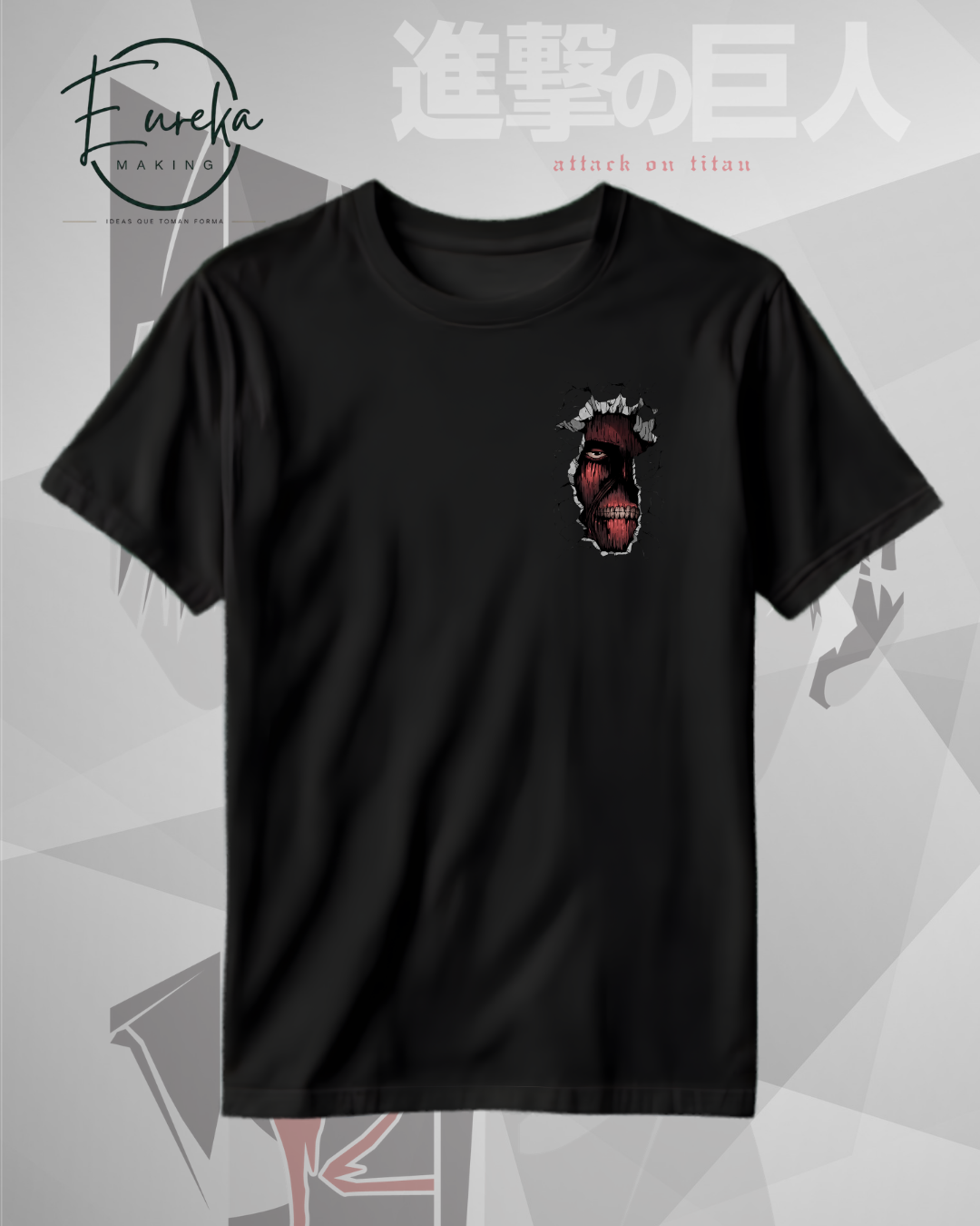 Eren Half Face camiseta