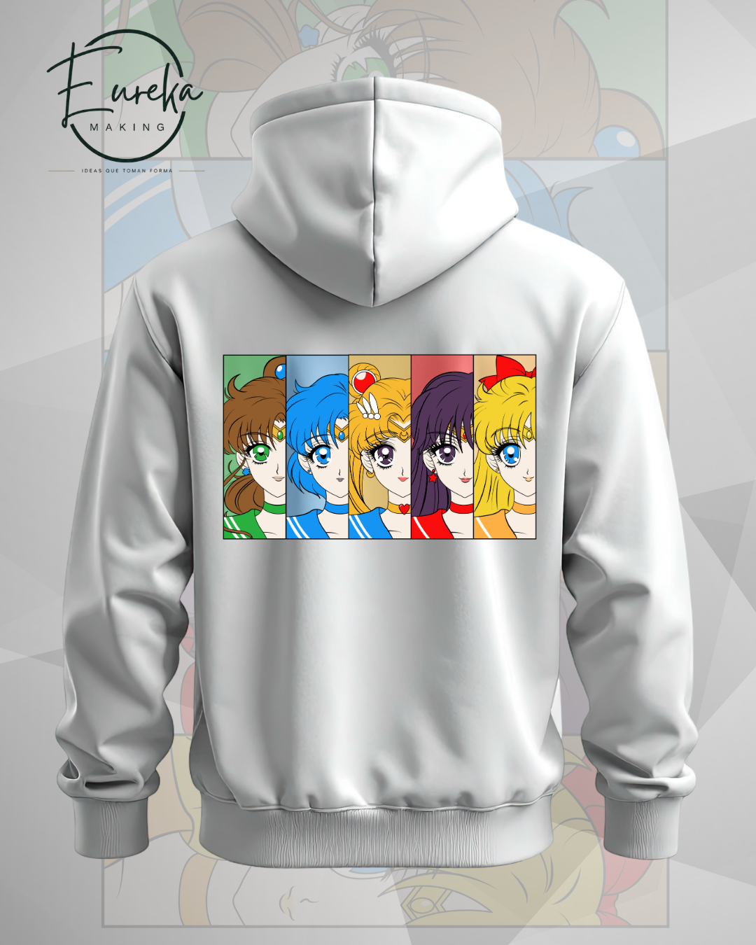 Scouts Half Face Collage sudadera