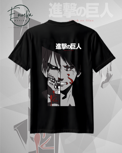 Eren Half Face camiseta