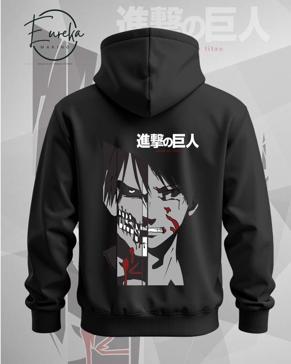 Eren Half Face sudadera